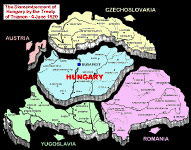 Treaty of Trianon map